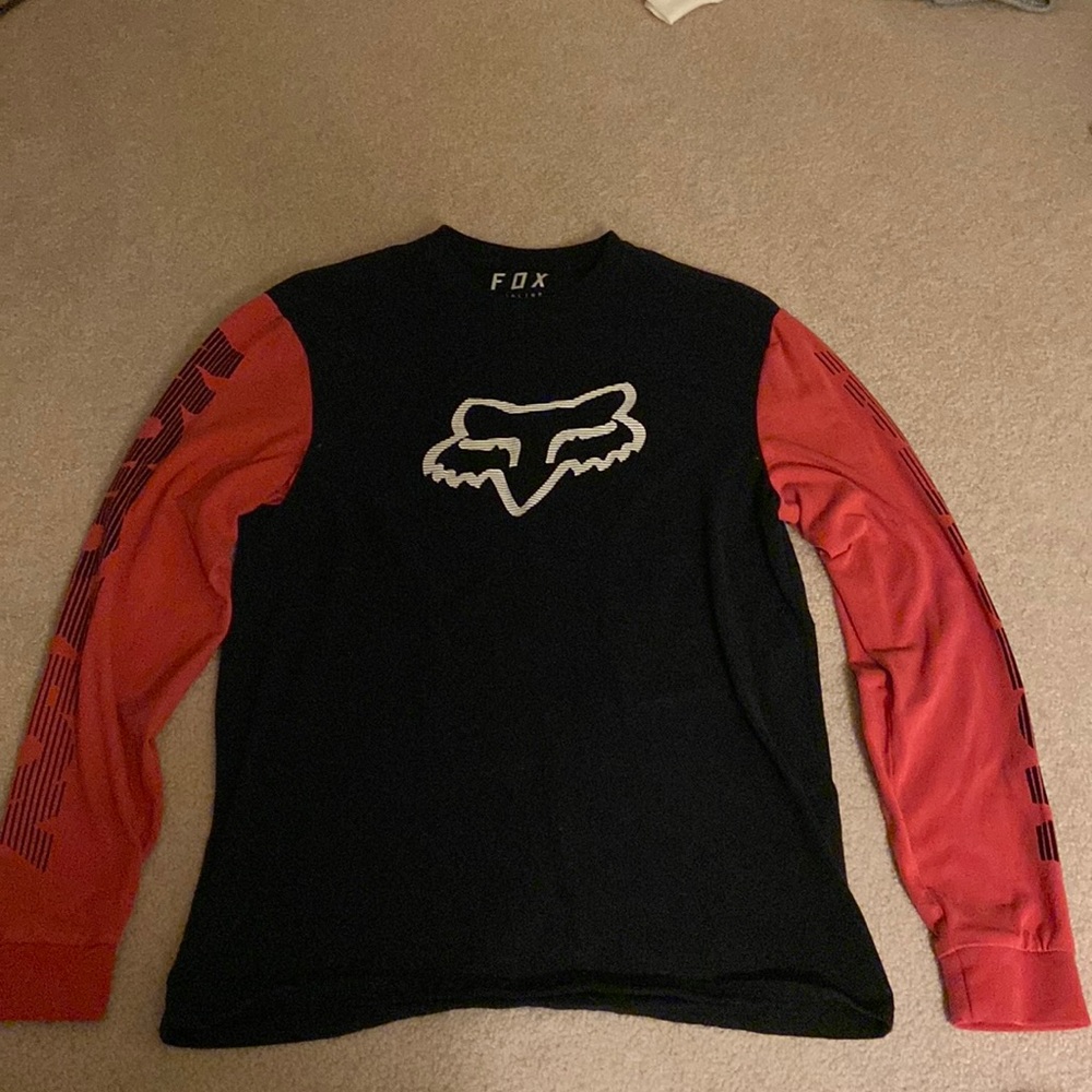 Fox Racing black and red long sleeve.
